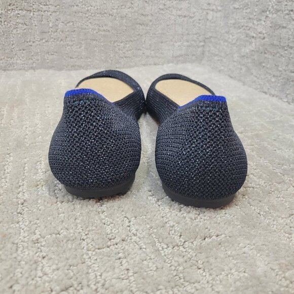 Rothy’s The Flat Women's Size 10 US Metallic Lattice Stitch Slip On Flat Shoes - Picture 5 of 11